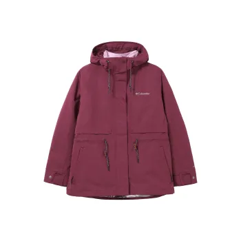 Columbia Waterproof And Windproof Windbreaker Jacket Women's Dark Purple
