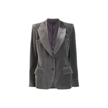 TOM FORD Velvet Peaked Lapels Blazer