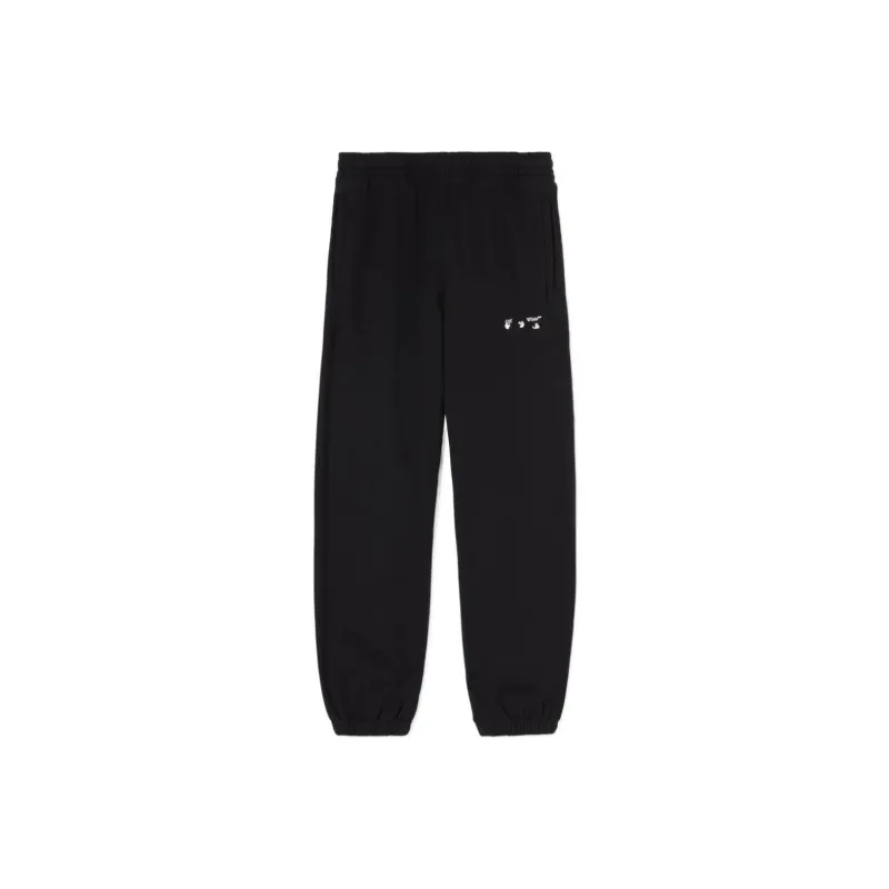 OFF-WHITE SS22 Knitted Sweatpants Women's Black-0