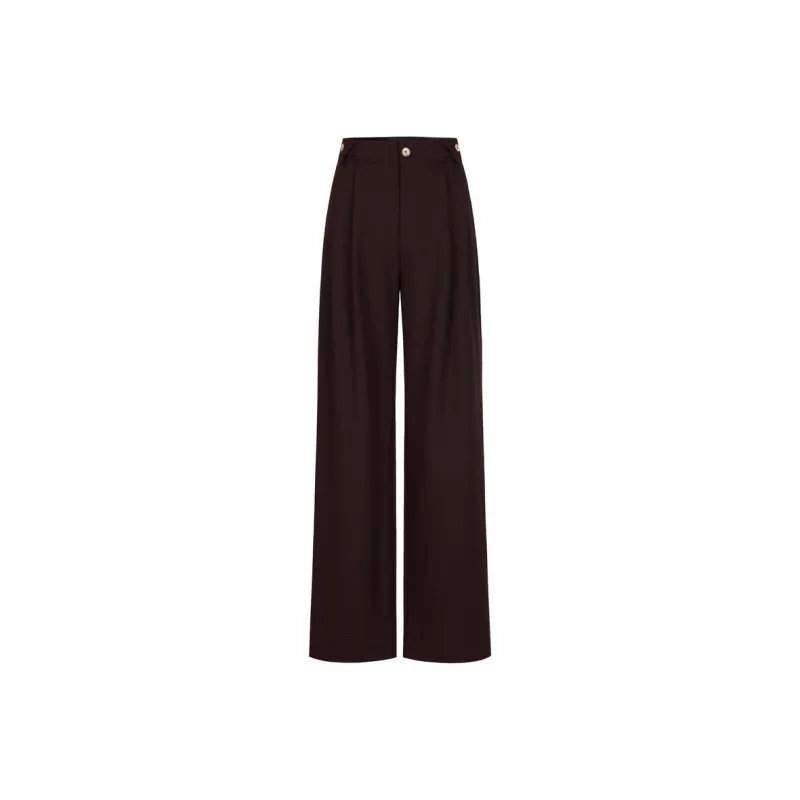 JZ. ANNAKRO Casual Pants Women's Burgundy-0