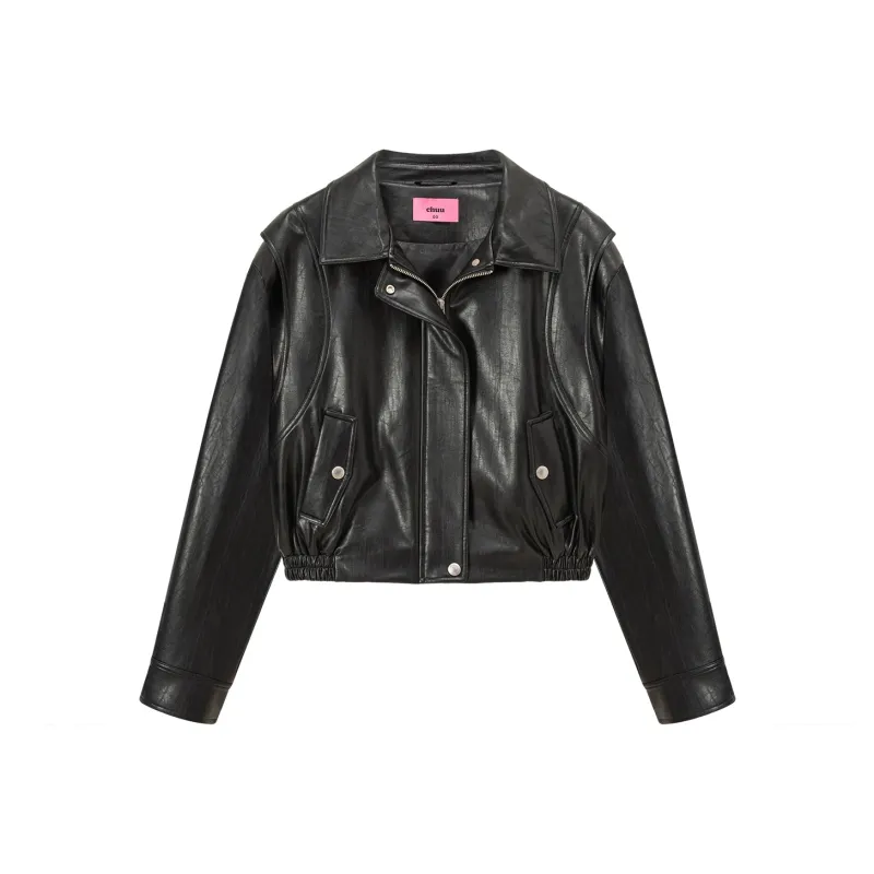 CHUU Leather Jackets Women's-0