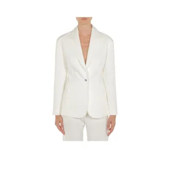 MOSCHINO Jeans Single-Breasted Tailored Blazer