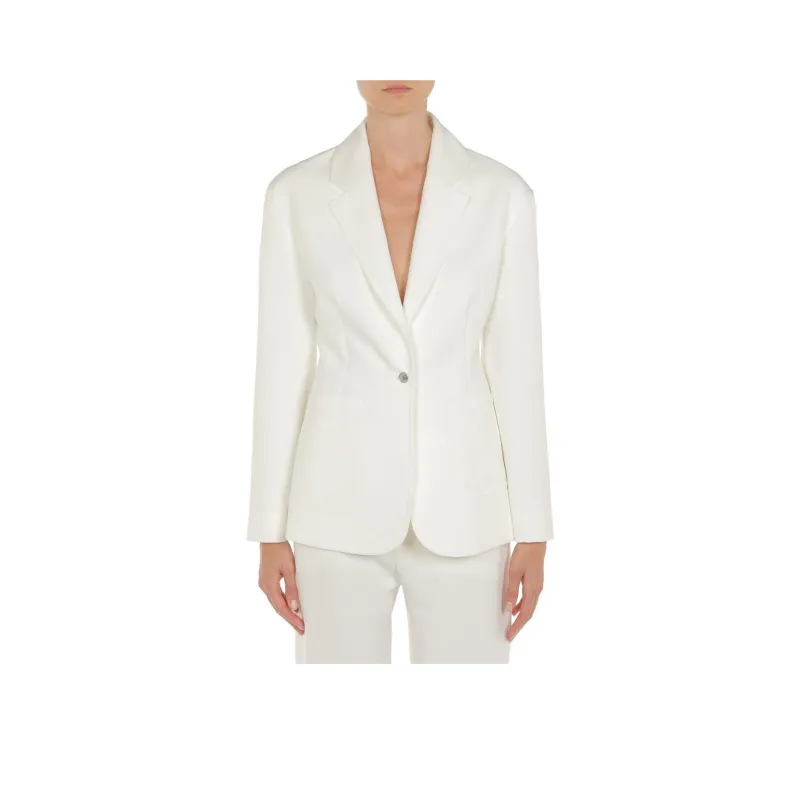 MOSCHINO Jeans Single-Breasted Tailored Blazer-0