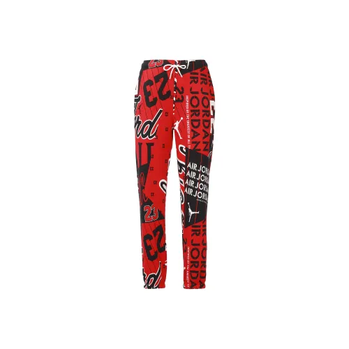 JORDAN Knitted Sweatpants Women's Red
