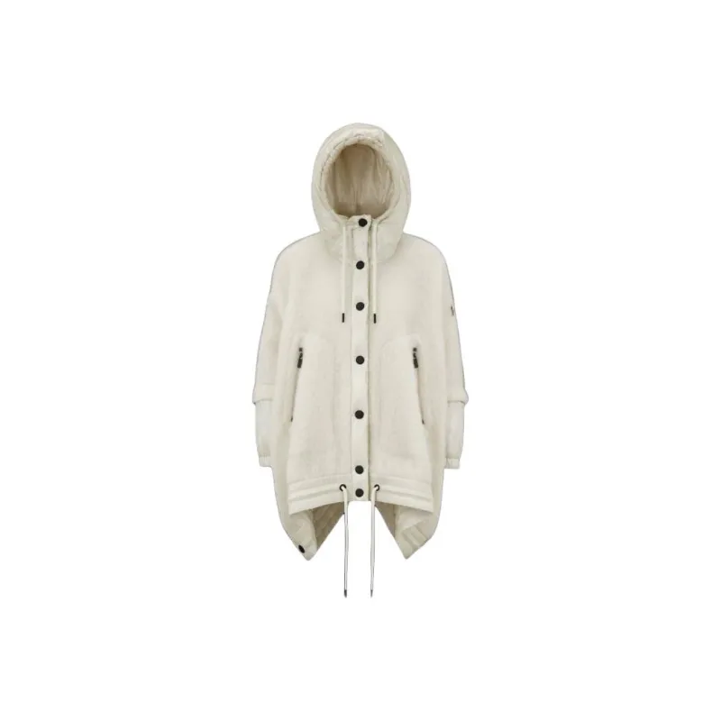 Moncler Drawstring Hooded Cape-0
