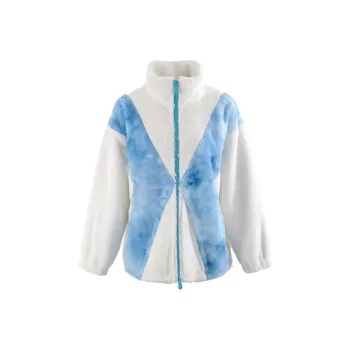CLOUD SEASON Solid Color Stand Collar Loose Fit Thickened Puffer Jacket Women's White