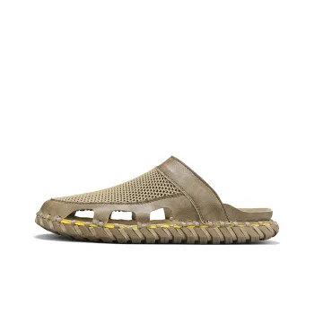 GESENLANG Slip Resistant Abrasion Resistant Closed Toe Slippers Men's