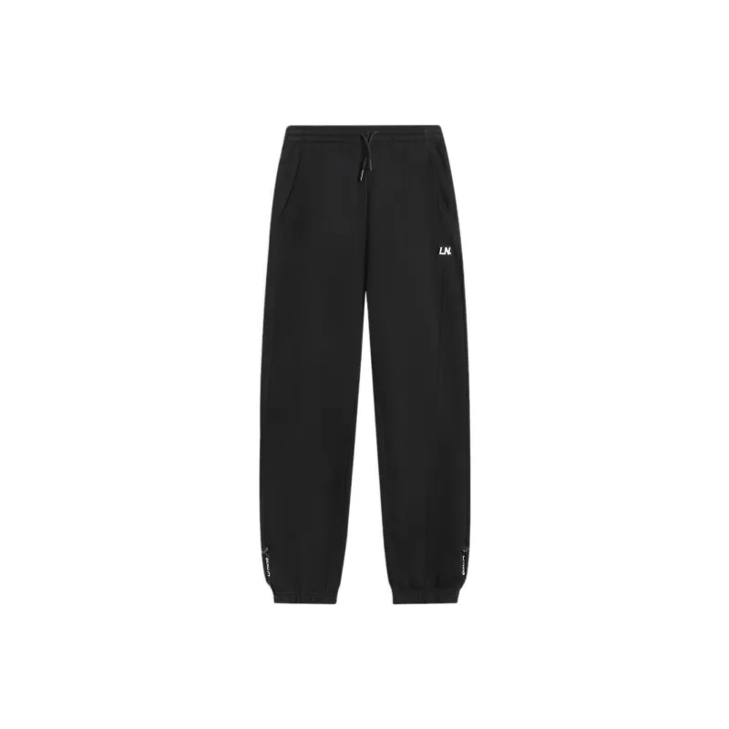 LINING Sports Fashion Collection Knitted Sweatpants Women's Black-0
