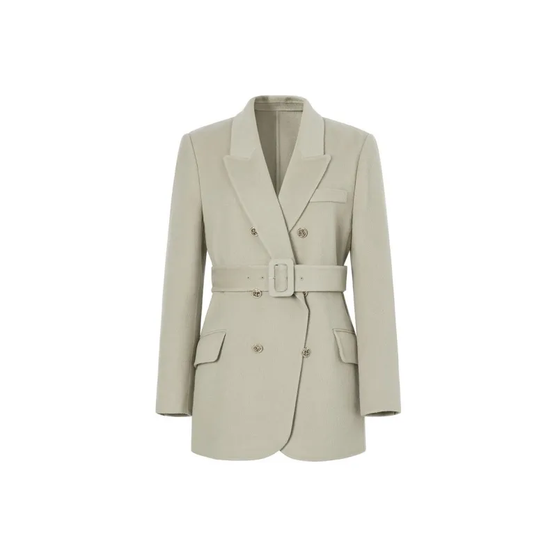 JZ Juzui Coats Women's Light Green-0