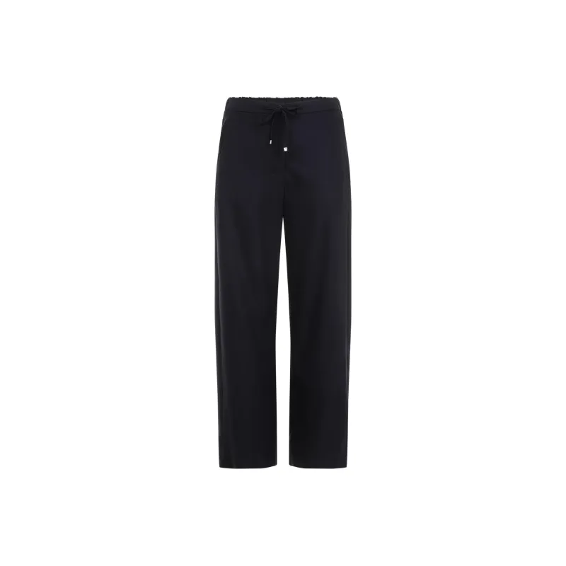 MaxMara Floria Drawstring Wide Leg Pants-0