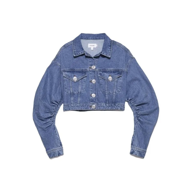 FRAME Denim Jacket Women's Blue-0