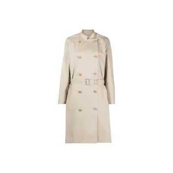 PRADA Double Breasted Belted Trench Coat