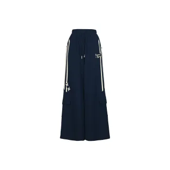 Snbl Casual Pants Women's Navy Blue