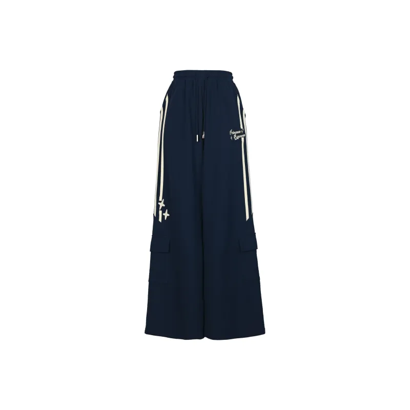 Snbl Casual Pants Women's Navy Blue-0