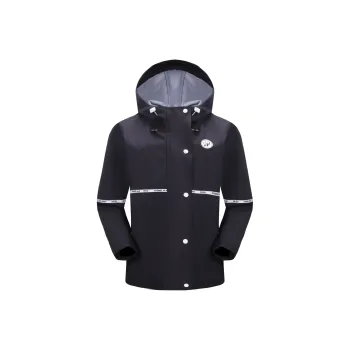 Panda Water-Resistant Water-Repellent Rainproof Windproof Windbreaker Jacket Women's