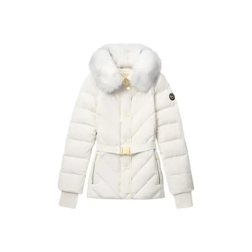 MICHAEL KORS FW24 Down Jacket Women's Bone White