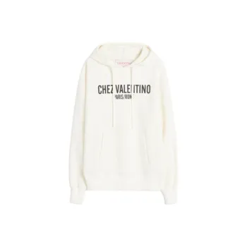 Valentino Chez Valentino Printed Drawstring Hoodie