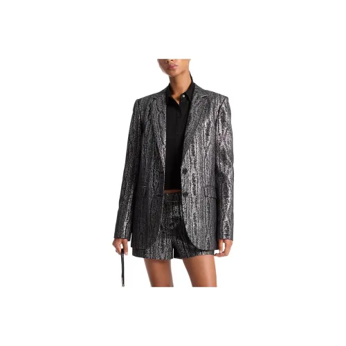 MICHAEL KORS Metallic Moiré Blazer