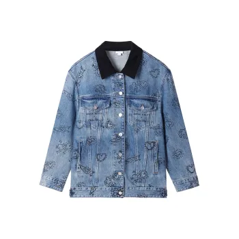 Miss Sixty Denim Jacket Women's Medium Blue