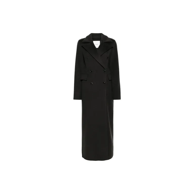NANUSHKA Double-breasted Wool Coat-0
