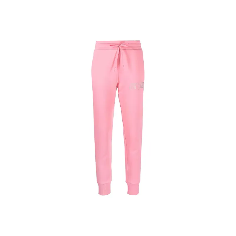 VERSACE JEANS COUTURE SS23 Knitted Sports Pants Women's Pink-0