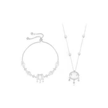 Shang Yinfu Glass Cat Eye Bracelets Women's