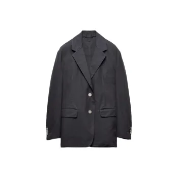 PRADA Single breasted Cotton Blazer