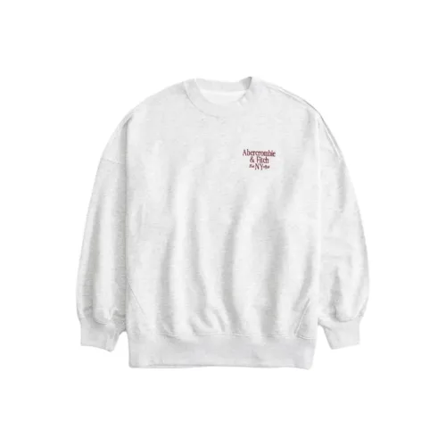 Abercrombie＆Fitch Sweatshirt Women's Light Gray