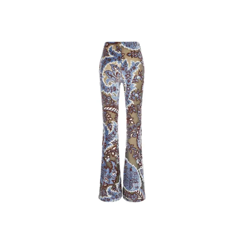 ETRO Jacquard Velvet Trousers-0
