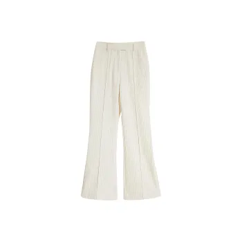 Yiner Casual Pants Women's Cream White