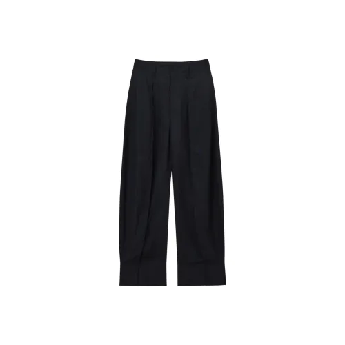 Lemaire Curved Volume Tailored Pants 'Caviar'