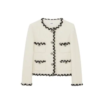 D'zzit Cropped Coat Women's White