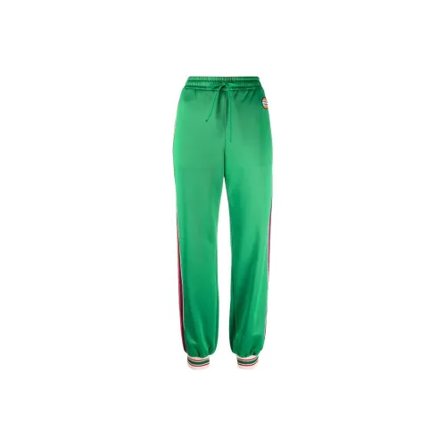 GUCCI SS22 Knitted Sports Pants Women's Green