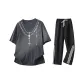 Dark Gray+Black Pants