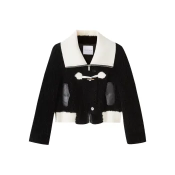 SHUIYUNJIAN Coats Women's Black