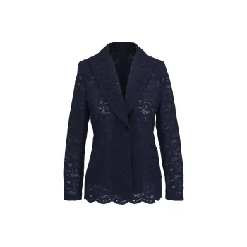 Talbot Runhof Lace panelled Blazer