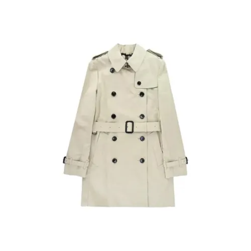 Burberry Coats Women's Khaki