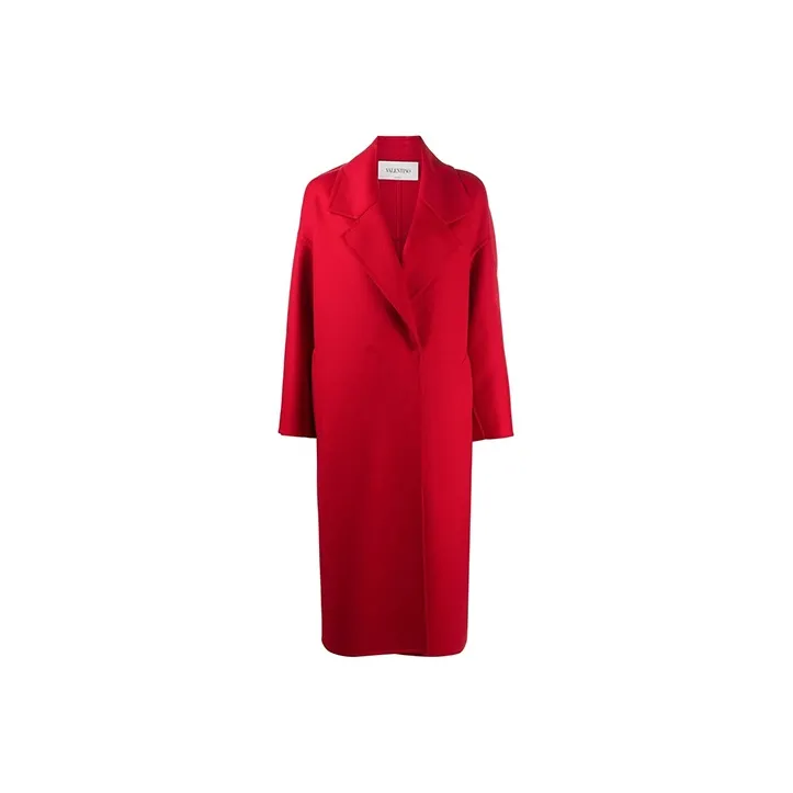Valentino Velvet Jackets Women's Red-0