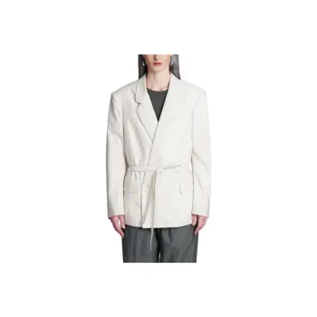 Lemaire Double-Breasted Belted Tailored Blazer