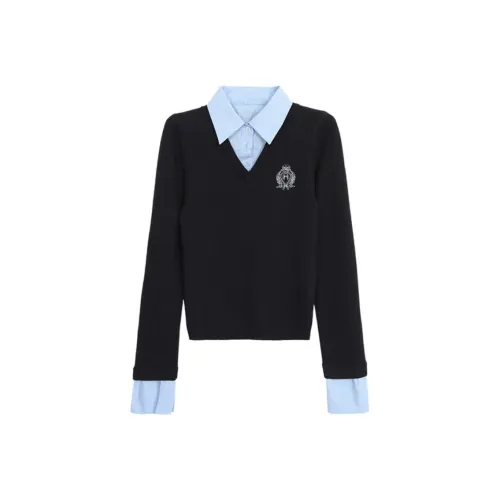 WEEKEND HUB Knitwear Women's Navy Blue