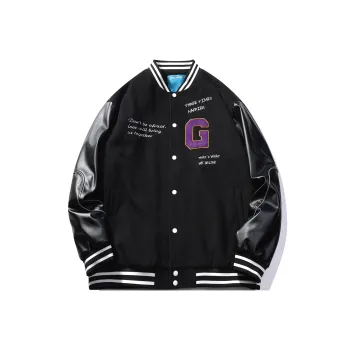 Guuka Baseball Jacket Women's Black