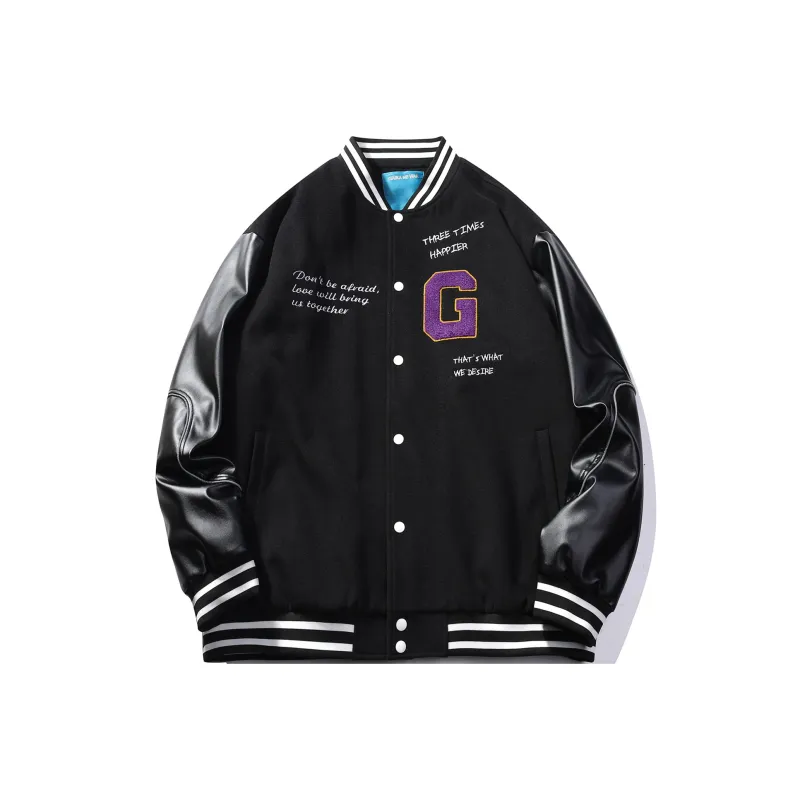 Guuka Baseball Jacket Women's Black-0