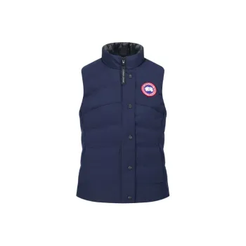 Canada Goose Blue Logo Patch Padded Gilet