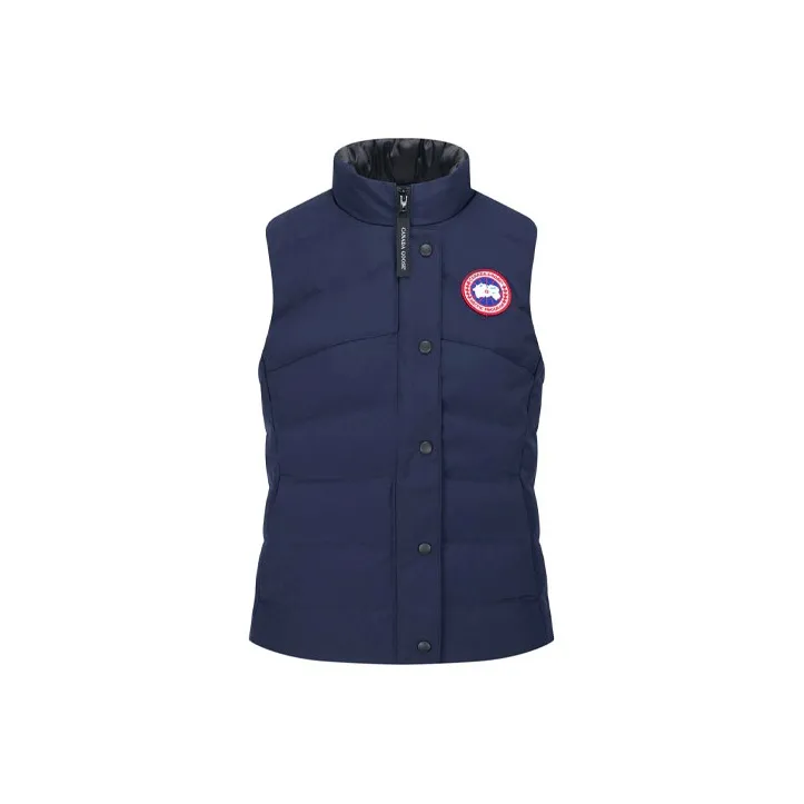 Canada Goose Blue Logo Patch Padded Gilet-0