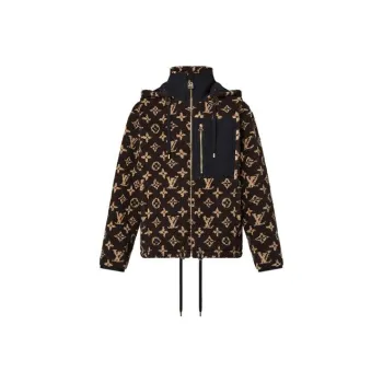 LOUIS VUITTON FW22 Cropped Coats Women's Brown