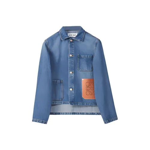 LOEWE FW21 Denim Jacket Women's Blue