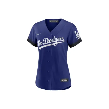 Nike MLB Collaboration Angeles Dodgers City Connect Cody Bellinger Baseball Jacket Women's Blue