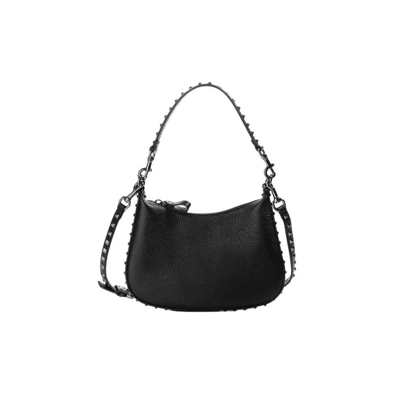 Valentino Shoulder Strap Shoulder Bag, Crossbody Bag, Handbag Women's Black-2