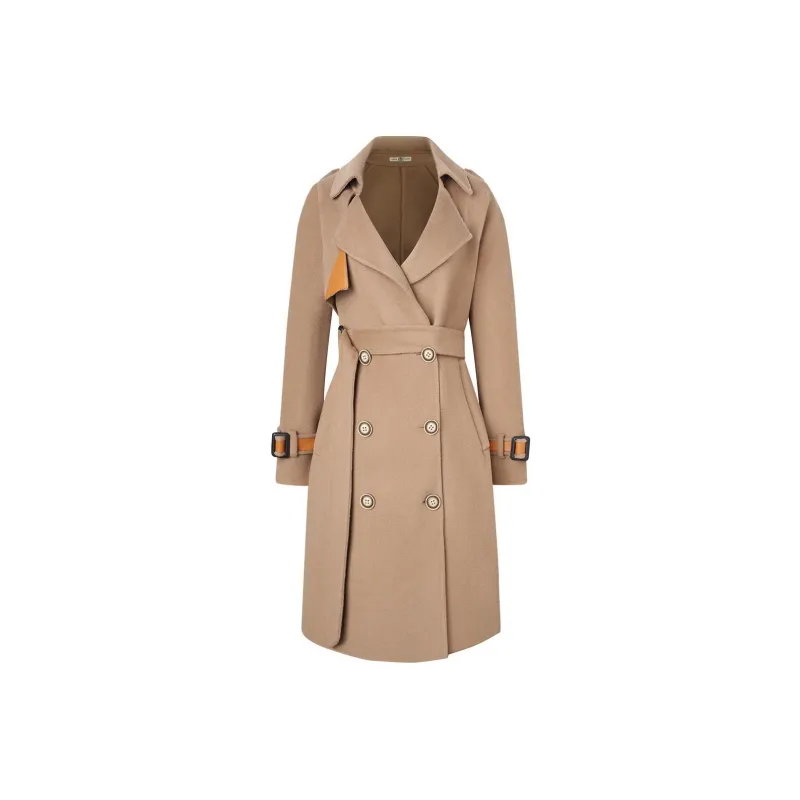 JOSEPH ABBOUD Coat Women's Camel-0