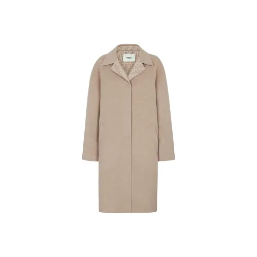 FENDI Long Sleeved Concealed Button Coat